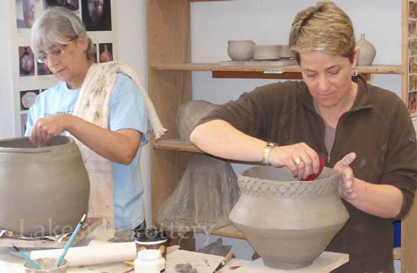 Art open studio space in action