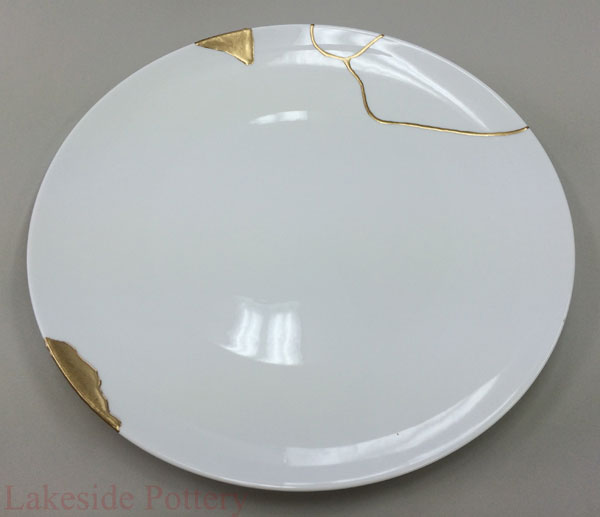 Kintsugi plate #9 Chef Morimoto's restaurant in Disney, Florida