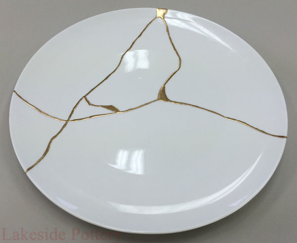 Kintsugi plate #13 Chef Morimoto's restaurant in Disney, Florida