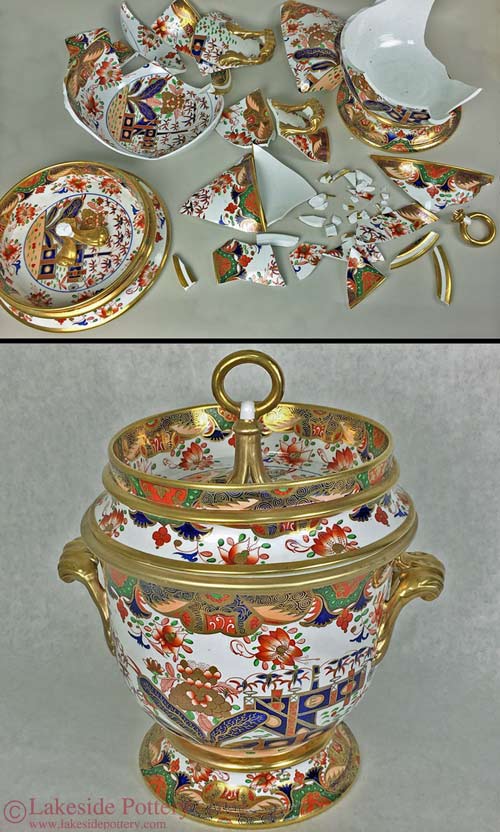 Ceramic, china, porcelain, sculptures, pottery and figurines repair and restoration services