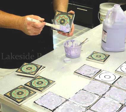 glazing tiles - custom work