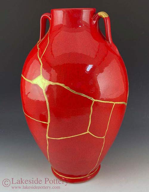 This Kintsugi vase was created for President Biden as a presidential gift to the PM of Japan