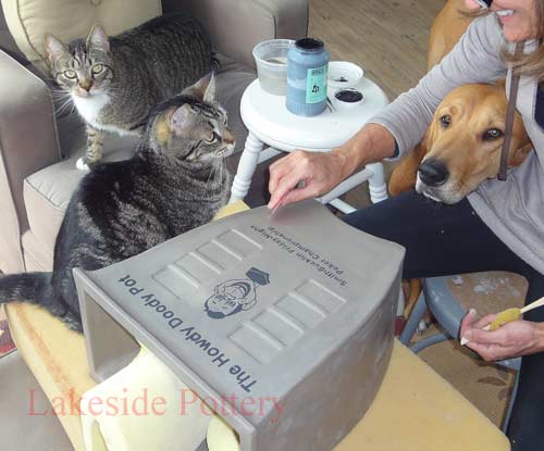 custom project with pets helping - patty storms