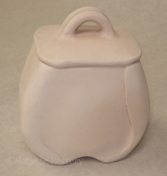 ceramic sugar box with lid