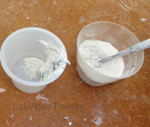 mix filler epoxy with stone dust
