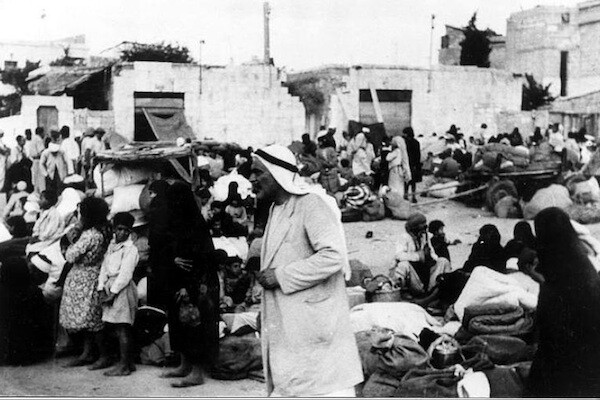 Palestinian residents expelled from Lydda during Operation Dani in July 1948