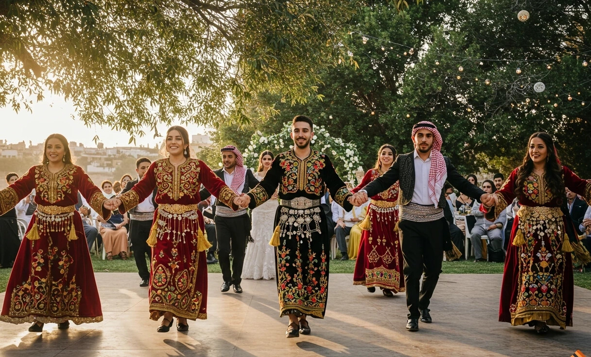 Traditional Palestinian wedding