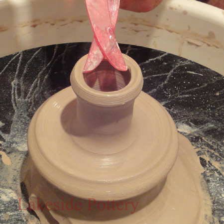 use of calipers with pottery
