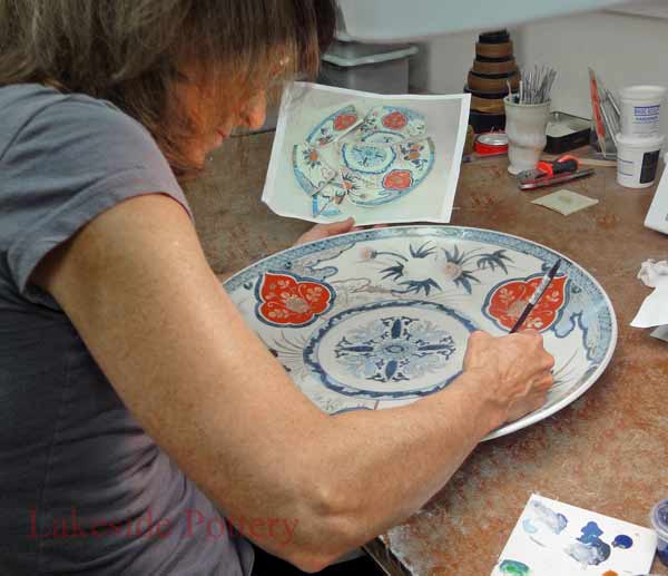 Painting broken china, pottery or ceramic tutorial