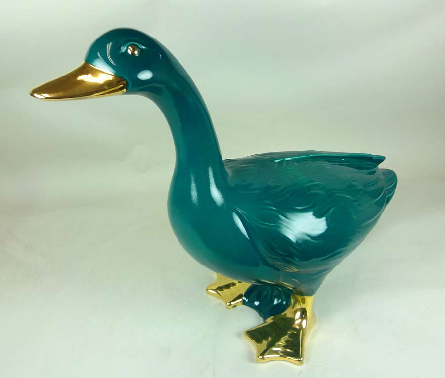 ceramic goose repaired