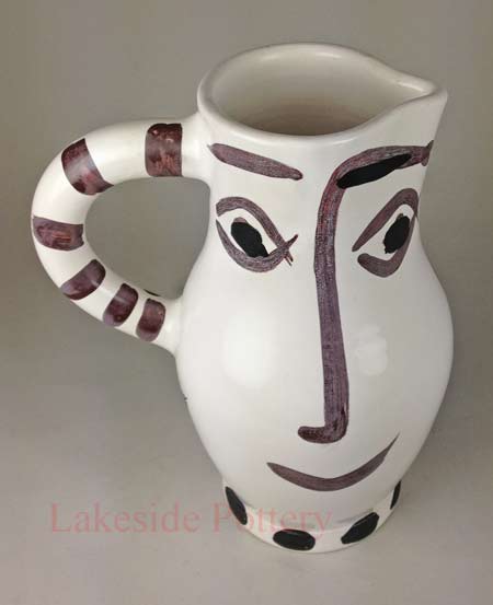 picasso ceramic pitcher restored