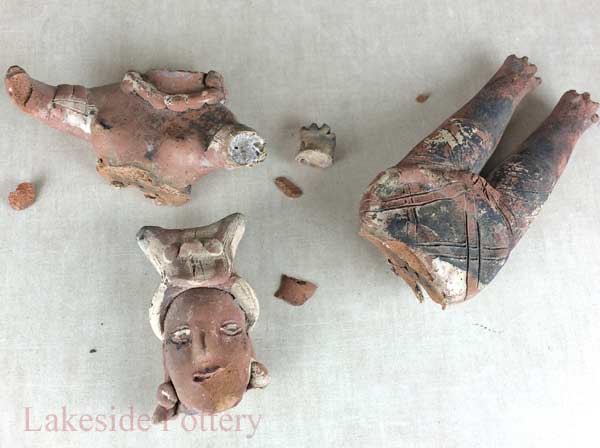 Broken Pre-Columbian Central American Terracotta Figure