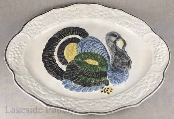 ceramic turkey platter repair