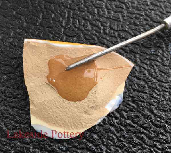 Apply the epoxy to one side