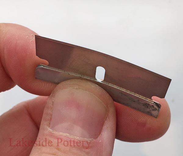 Bend blade - wear protective eyewear